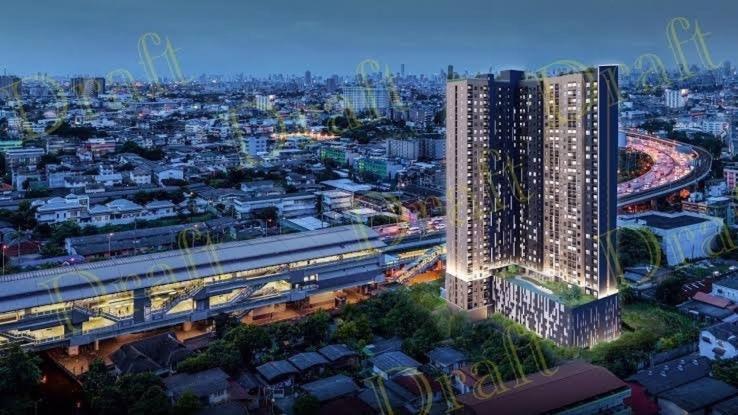 New 1-bedroom For Rent 0 Meters From Bts Wutthakat Apartment Bangkok